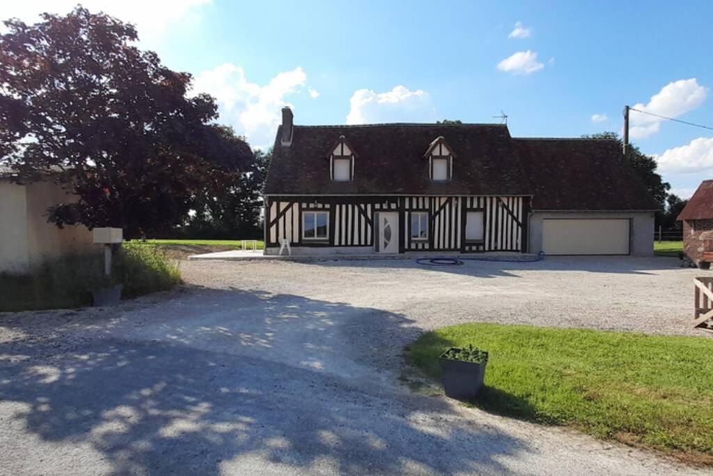 Maison en colombage rénovée La Fontenelle  Exterior foto